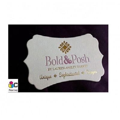 China up to date online sale uv spot gold foil printing business cards