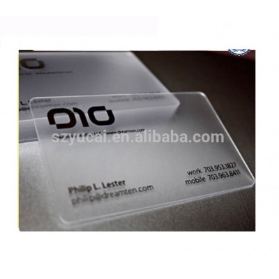 Factory directly selling discount plastic pvc custom vip business card with logo