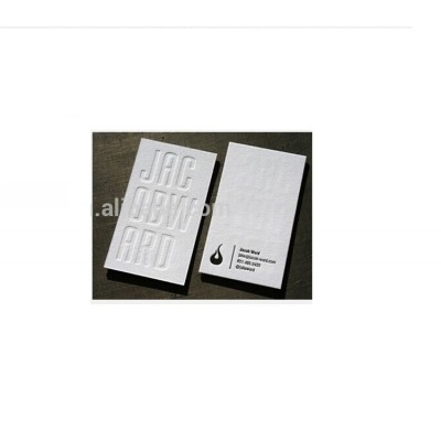 Custom environmentally friendly Offset printing or silkscreen black clear plastic business cards