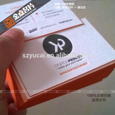 High quality colorful raised print recycled paper luxury business card  for hot sale online