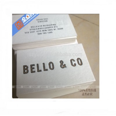 China factory new design custom PVC transparent business card