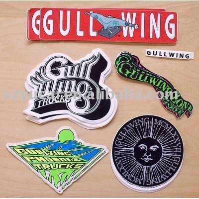 customized waterproof die cut stickers